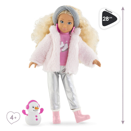 Poupée mannequin - COROLLE - Valentine a la Montagne - 28 cm - 4 accessoires - des 4 ans