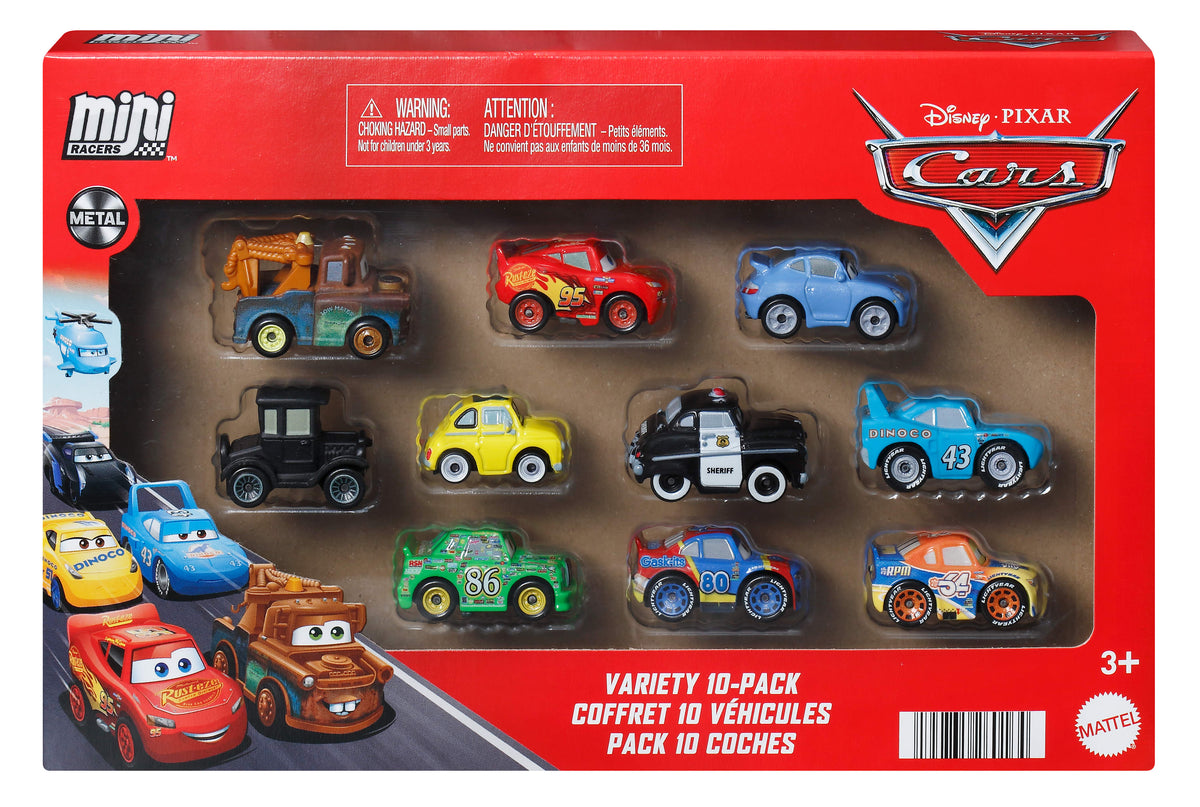 CARS DISNEY Pack 10 Mini Véhicules - JBH06