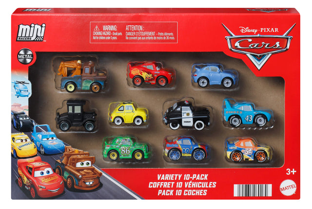 CARS DISNEY Pack 10 Mini Véhicules - JBH06