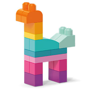 Mega Bloks - Sac Medium Rose 60 briques - Briques de construction  - 12 mois et + DCH54