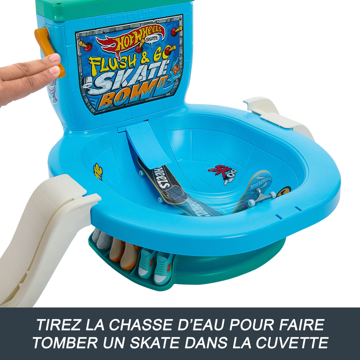 Hot Wheels Skate-Tirez la Chasse : C'est Parti !-Coffret fingerboard HXL16