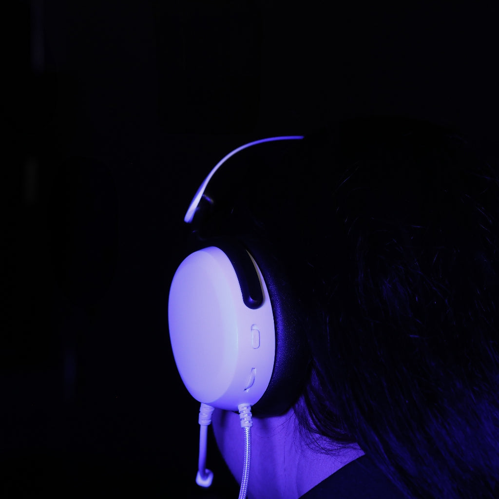 Casque gaming circum-aural - KONIX - Nexus PS5 - Haut-parleurs 40 mm - Microphone intégré - Câble 1,5 m