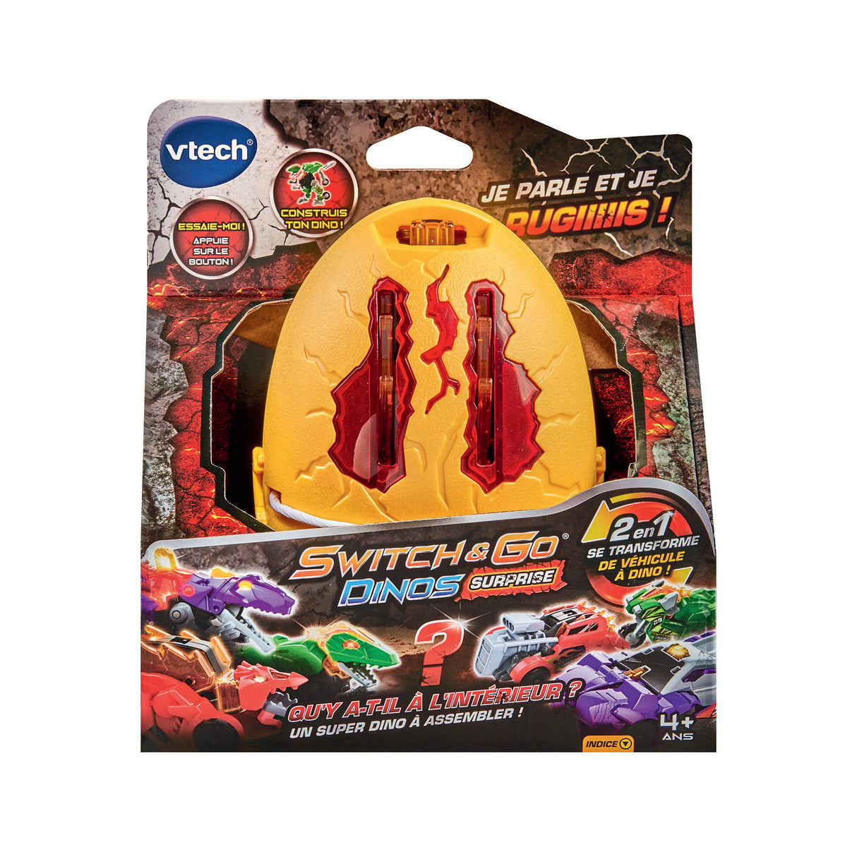 VTECH SWITCH & GO DINOS SURPRISE V2 (6 MODELES DIFFERENTS)