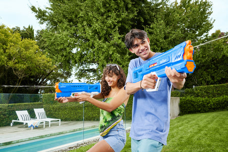Pistolet a eau motorisé - ZURU - X-SHOT Mega Pulse - Remplissage rapide - Batterie rechargeable - Portée 9 m - Réservoir 1,1 L