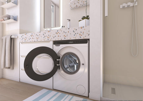 Lave-linge hublot CANDY CW50-BP12307U1-S - 5kg - 1200 tours/min - Classe A - Connecté - Blanc