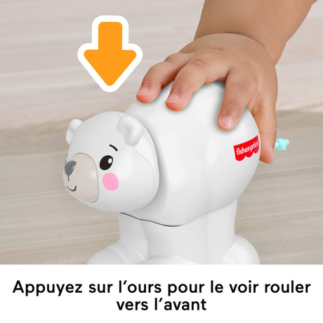 Fisher-Price - Ours polaire a poursuivre - Jouet d'éveil pour bébé - Fisher-Price - JDL63