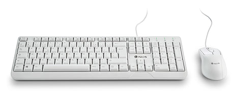 Pack 2en1 (Clavier/Souris) NGS Cocoa (Blanc)