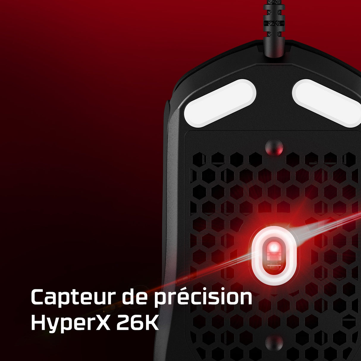 Souris filaire Gamer HyperX Pulsefire Haste 2 RGB (Noir)
