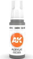 Ak Interactive  Pot de Peinture - Dark Sea Grey (17 ml)