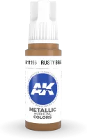 Ak Interactive  Pot de Peinture - Rusty Brass (17 ml)