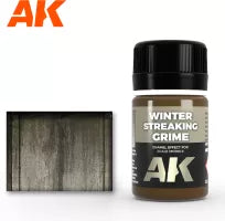 Ak Interactive Pot d'Enamel Effects - Streaking Grime For Winter Vehicles (35 ml)