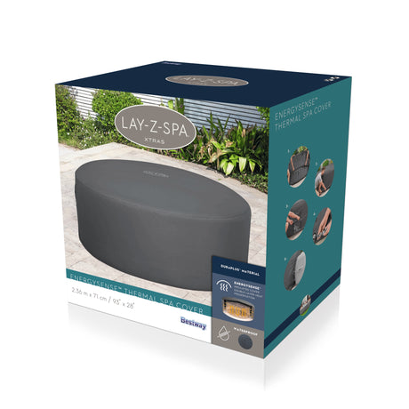 BESTWAY - Couverture thermique EnergySense™ pour spas rond 236 x 71 cm