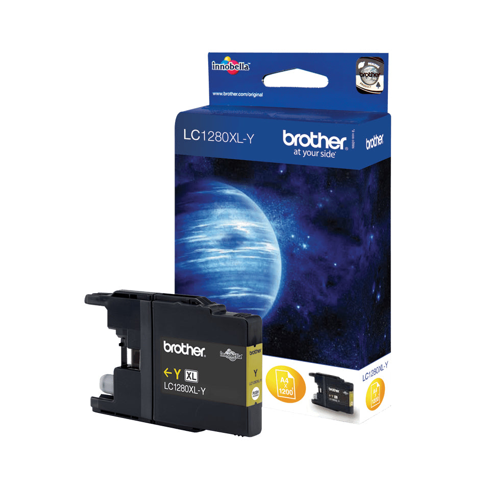 Brother LC1280XL-Y Cartouche d'encre Jaune