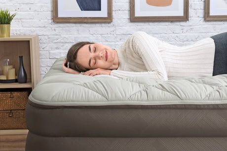 Matelas gonflable - BESTWAY - Tough Guard Fortech - 2 places - Pompe électrique - 350 kg de charge