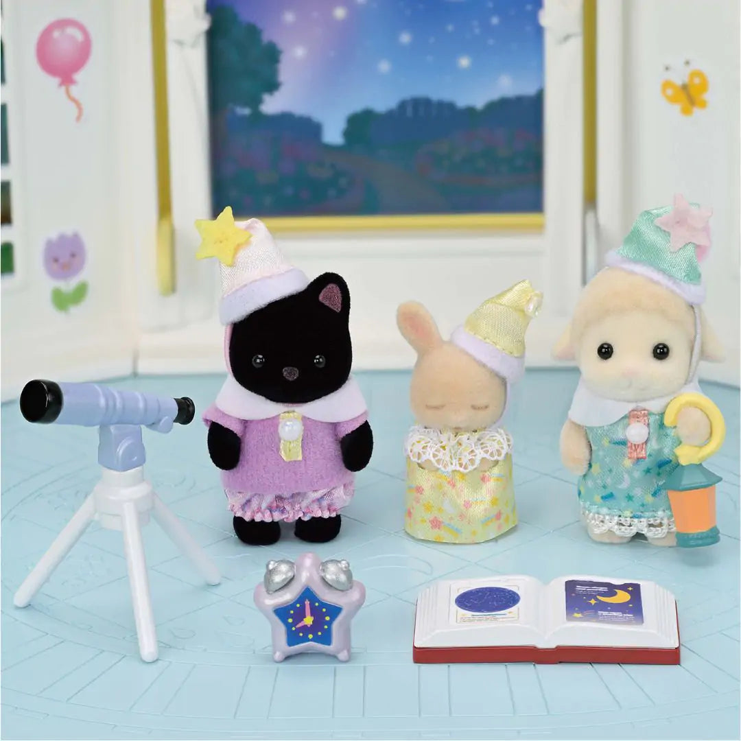 Le trio des bébés pyjama party - Sylvanian Families - 5750