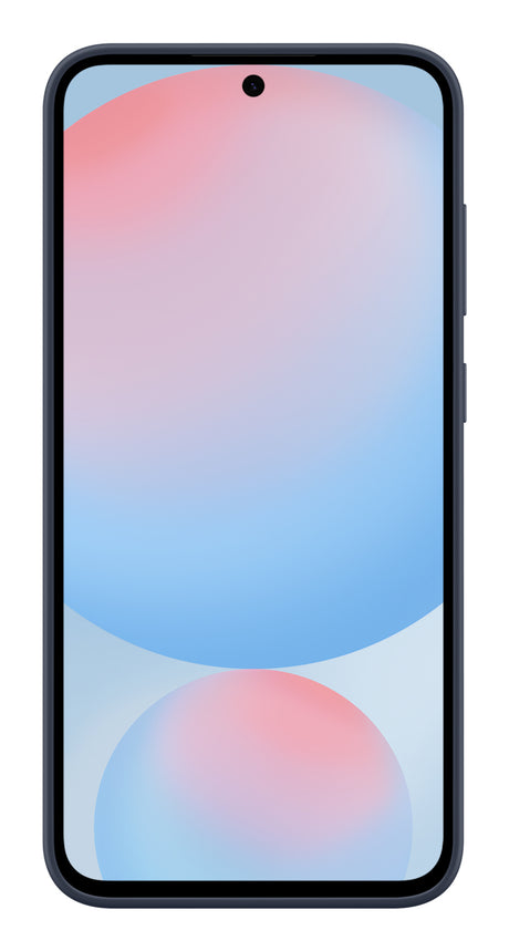 Coque en silicone avec laniere pour Samsung Galaxy S24 FE Bleu foncť