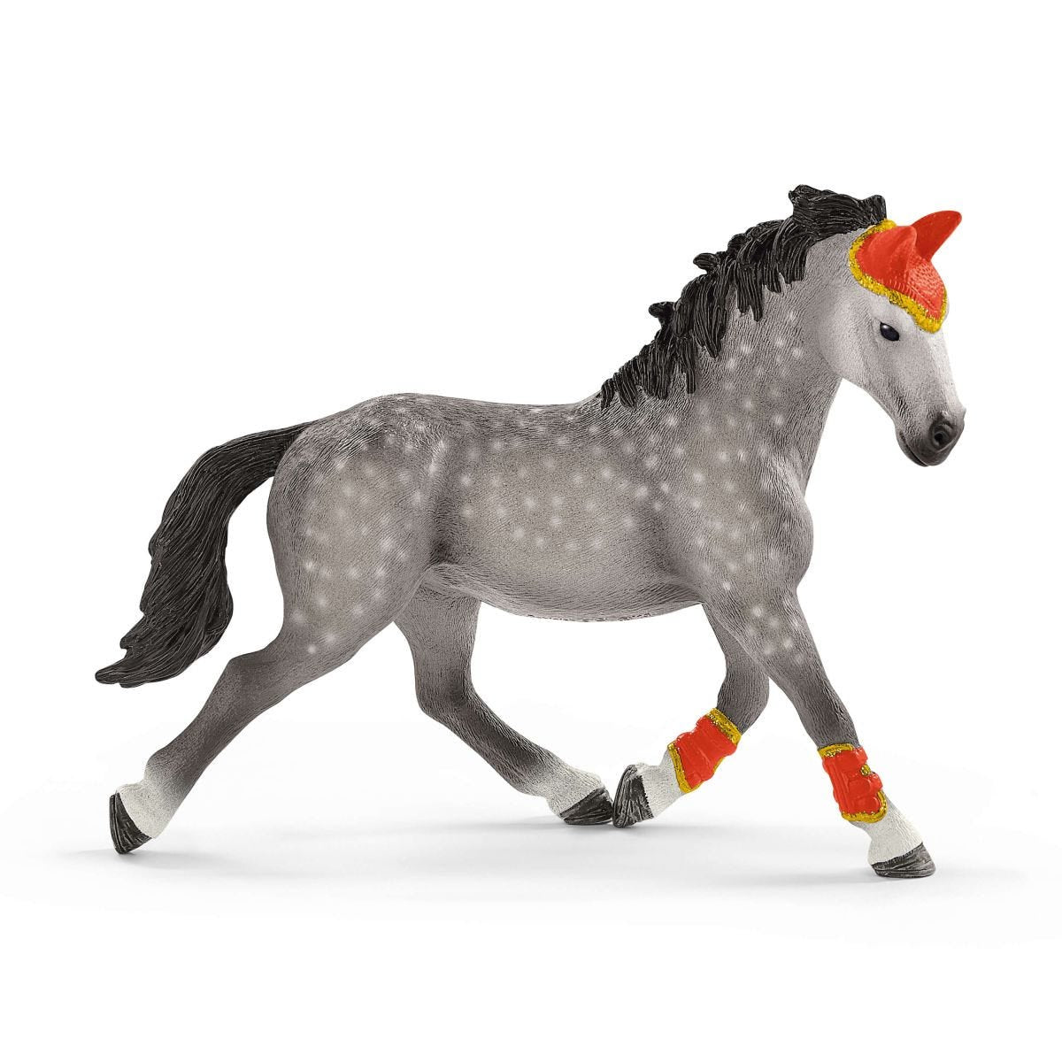 Coffret d'entraînement a la voltige de Mia, coffret schleich avec 18 éléments inclus dont 1 cheval schleich et 2 personnages,