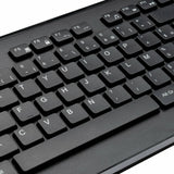 Pack 2en1 (Clavier/Souris) sans fil Targus Combo (Noir)