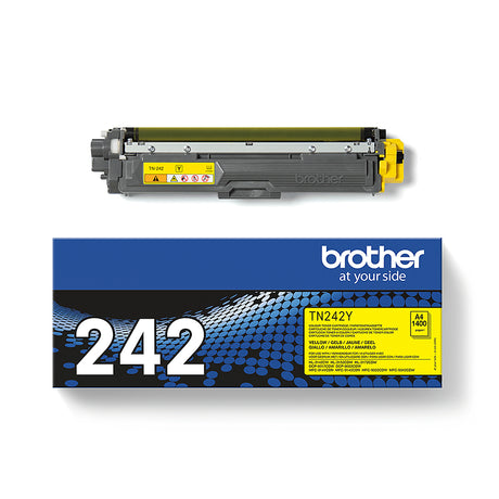 Toner Jaune Brother TN-242 - 1400 pages