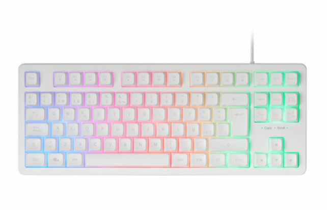 Clavier Gamer Mars Gaming MK023 RGB (Blanc)