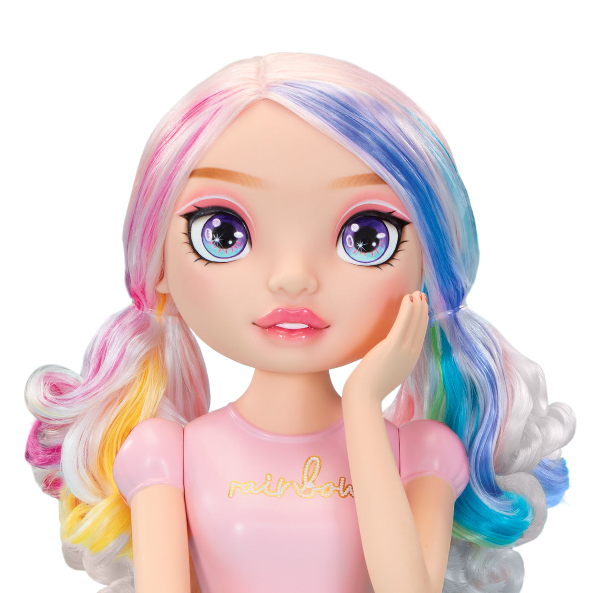 Rainbow High - Tete a coiffer Bella - 33cm - Colore ongles et cheveux - Des 4 ans