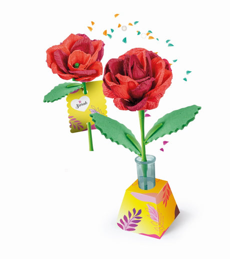 CLEMENTONI - Crée tes fleurs - Rose