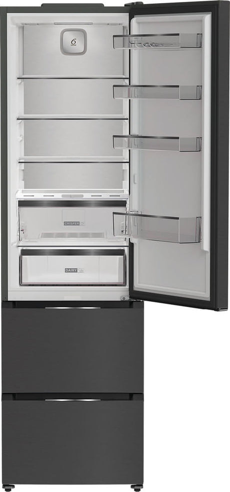 Réfrigérateur multiportes - WHIRLPOOL - WHKF6353XBR6E - 351 L - NoFrost - Classe C - Multiflow - 203,5x59,5x66,3 - Dark Inox