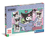 Puzzle 104 pieces -  Clementoni - Kuromi - Puzzle Enfant - Des 6 ans - Pieces Super