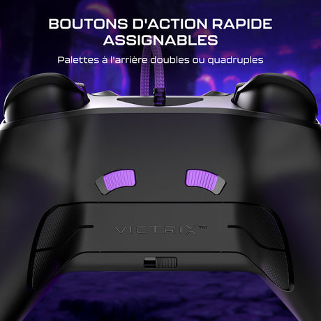 Manette de tournoi Turtle Beach Victrix Gambit Prime - Filaire, Programmable, Xbox