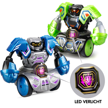 Robot radiocommandé 2.0 - YCOO - Robot Kombat Tornado - Combat 360° - LED & Sons - Pack 2 joueurs - Des 5 ans