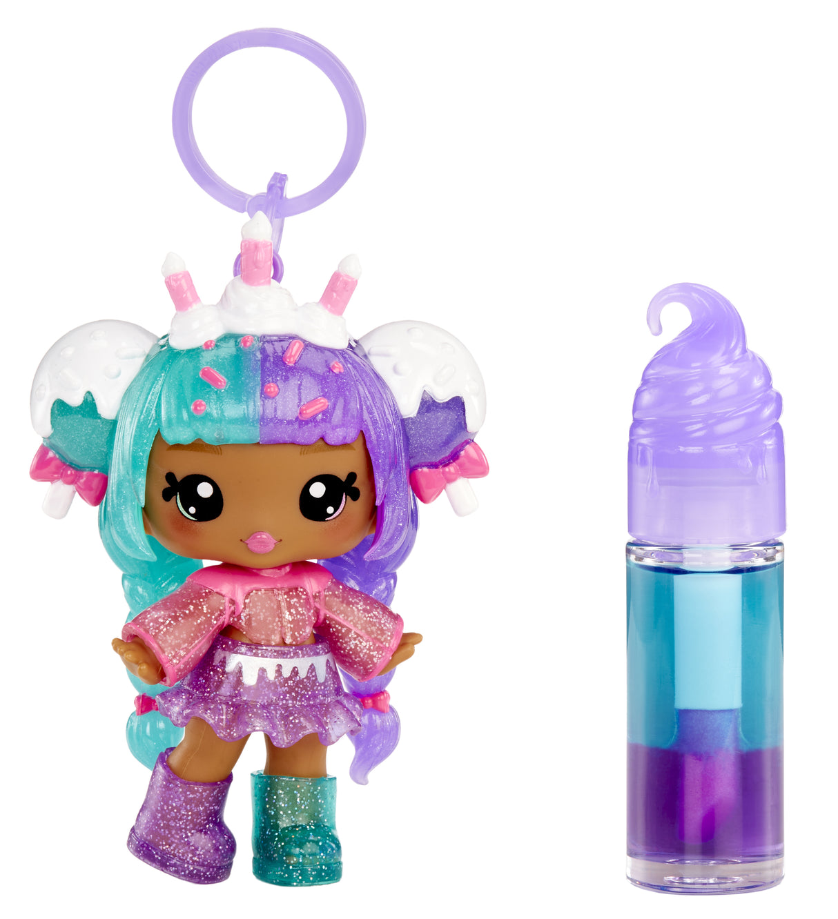 Yummiland Lip Gloss Doll - Color Change Combo - Carly Cakepop