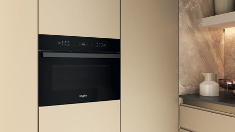 Micro-ondes combiné encastrable - WHIRLPOOL - WCW6O7HTBF - Noir - 59,5 x 55,4 x 45,5 cm