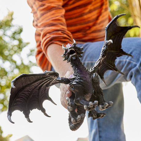 Figurine Dragon des Ténebres, jouet ultra-réaliste et durable avec ailes mobiles, Schleich 70152 Eldrador Creature, des 7 ans