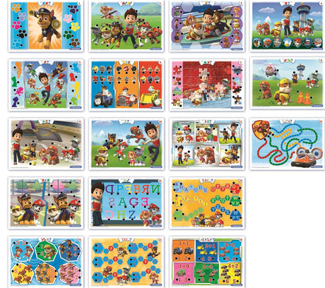 Clementoni - Pupitre Pat'Patrouille - Jeu éducatif - Découvre les formes, les couleurs, les chiffres, l'espace et les dimensions
