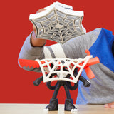 Play-Doh SpiderMan Attaque tranchante, coffret avec 2 figurines flexibles, 7 accessoires et pâte a modeler, des 4 ans, Marvel