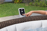 Spa gonflable BESTWAY - Lay-Z-Spa San Fransisco - Hydrojets - 230 x 230 x 71 cm - 5 a 7 places - Carré (couverture, 5 appuie-tete)