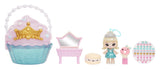 Yummiland Beauty Bag Playset + Lip Gloss Doll - Cupcake Bag - avec Callie Birthday Cake Exclusive, Vernis + Stickers a Ongles, 4 ans