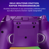 Manette de jeu - Xbox Series X|S, Xbox One et PC - Afterglow Wave - RGB - Filaire - Violet - TURTLE BEACH