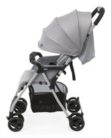CHICCO Poussette compacte Ohlala 3 -  Des la naissance - Jusqu'a 15kg - Dossier inclinable - Arceau de sécurité - Grey mist