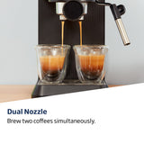 Machine expresso manuelle - BEKO - CEP5302B - 1628 W - 1,1 L - Noir
