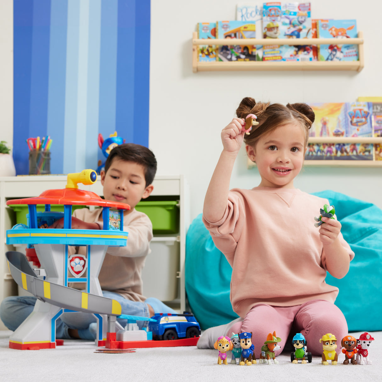 Coffret 10 figurines Pat' Patrouille 10eme anniversaire - PAW PATROL