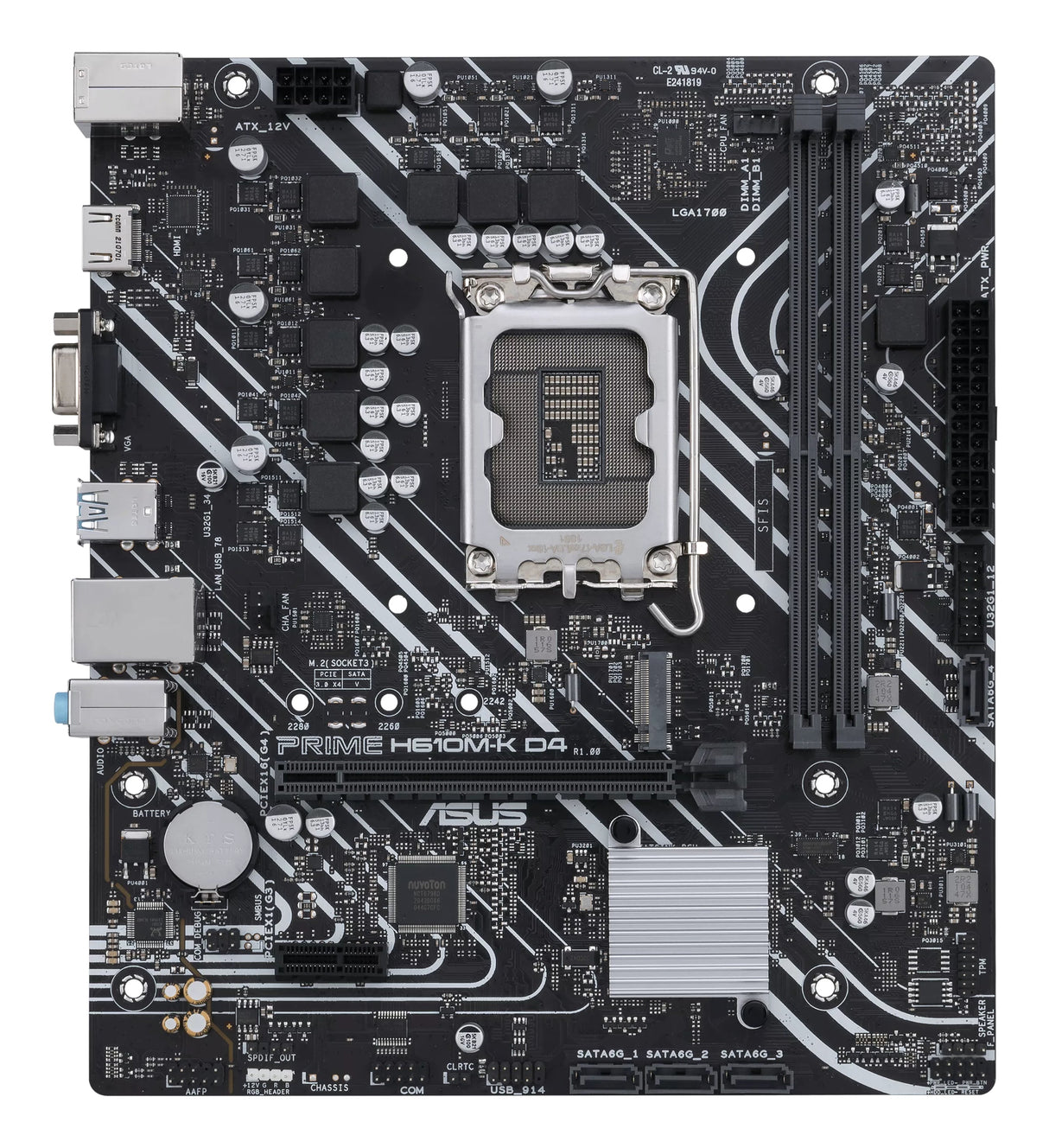 Carte Mére Asus Prime H610M-K D4 (Intel LGA 1700) Micro ATX