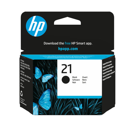 HP 21 Cartouche d'encre noire authentique (C9351AE)  pour HP DeskJet 3940/D2360/F380, OfficeJet 4315/4355/5610/5615, PSC1410