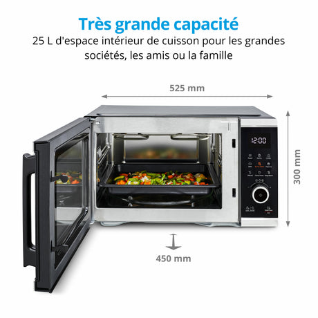 Four micro onde MEDION MD 11499 - Fonction friture a air chaud