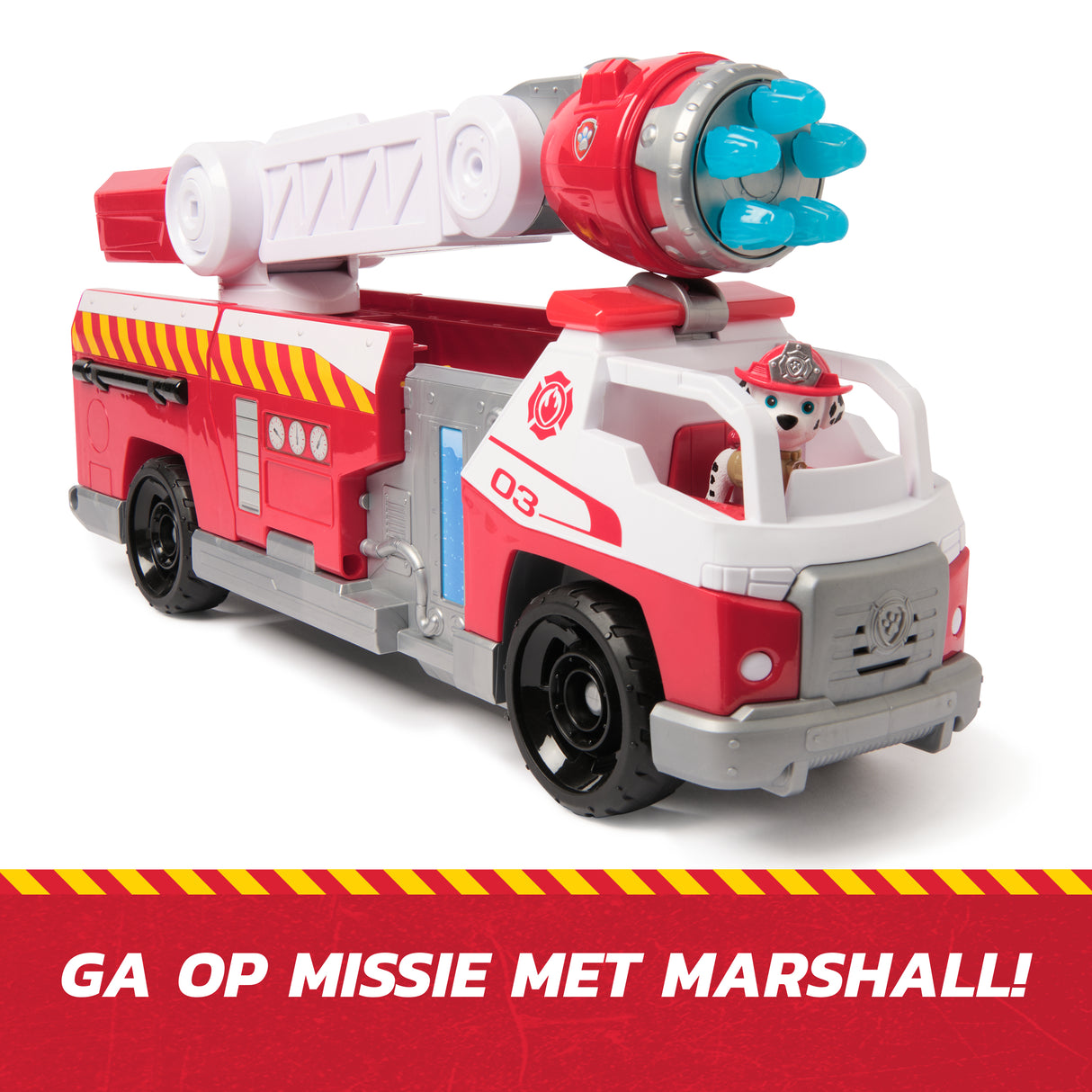 Camion de pompier + figurine Marcus - des 3 ans - Fire Rescue - La Pat'Patrouille