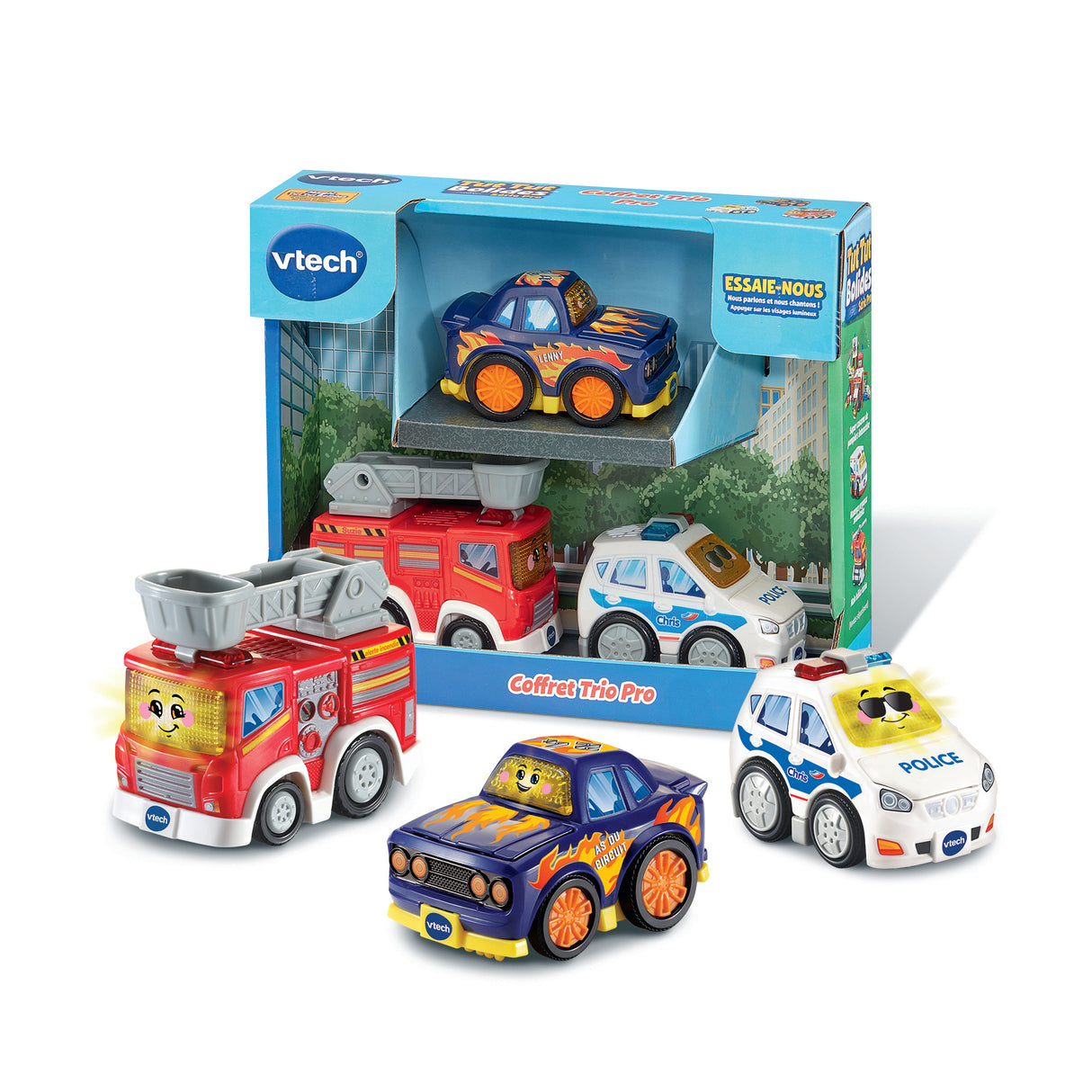 TUT TUT BOLIDES - VÉHICULES SÉRIE PRO - COFFRET TRIO