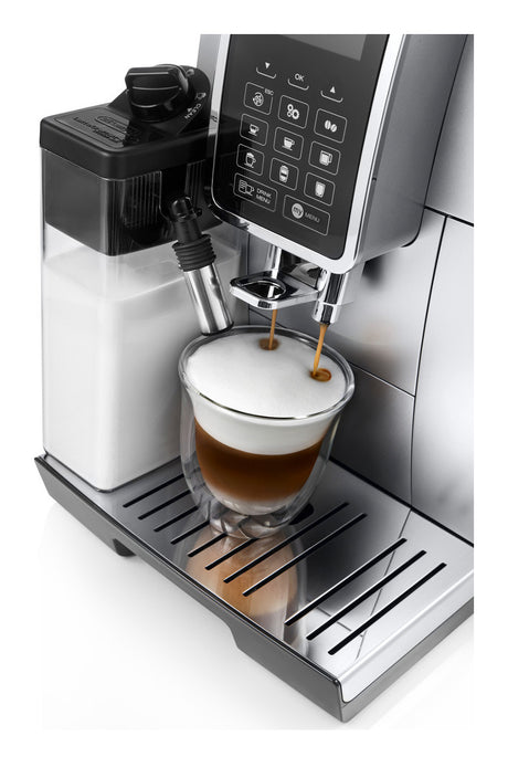Machine expresso broyeur - De'Longhi - Dinamica - ECAM350.75.S - 6 recettes - Argent