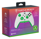 Manette de jeu - Xbox Series X|S, Xbox One et PC - Rematch Core - RGB - Filaire - Blanc / Vert - TURTLE BEACH