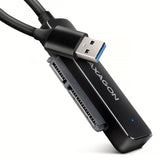 Adaptateur USB 3.2 Axagon ADSA-FP2A vers S-ATA 2,5" SSD/HDD auto-alimenté