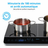 Plaque induction posable - MEDION - MD 15324 - 2 Feux - L 60,3 x P 35,5 cm